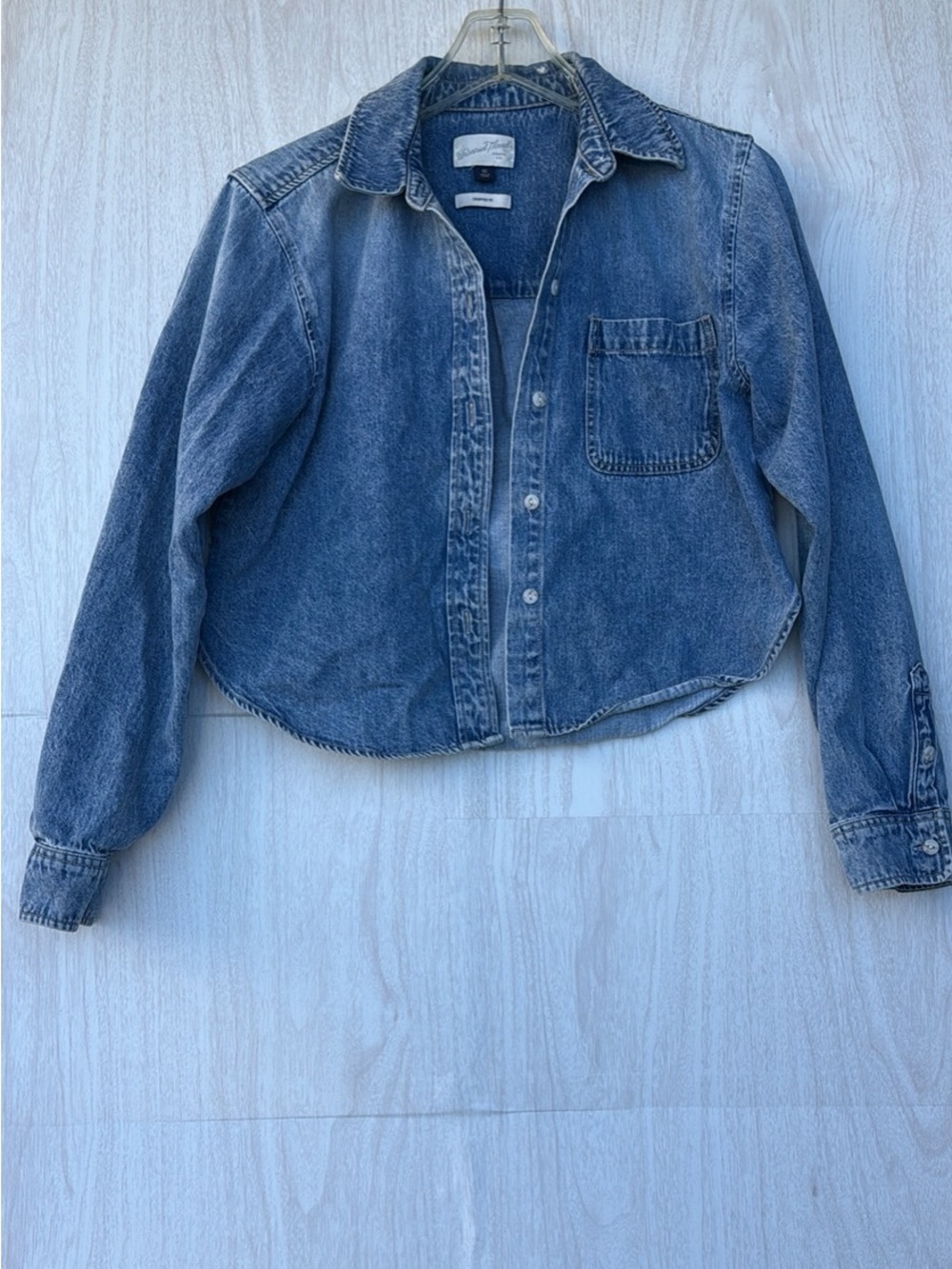 Universal Thread Kids Denim Button-Down Shirt - Blue